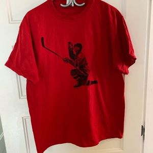 Budweiser hockey tees Large